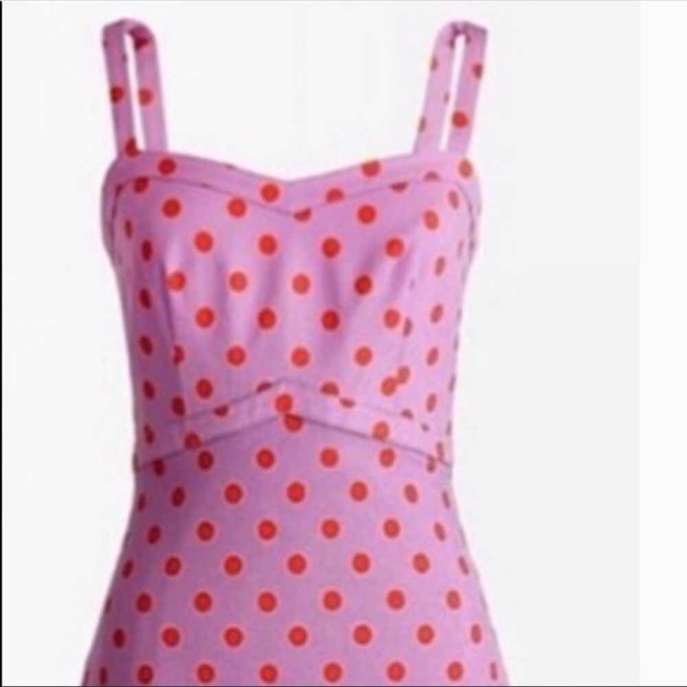 JCrew polka dot dress